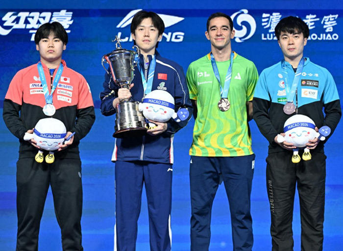 2026澳门世界杯国乒男单创1983年最差战绩 王楚钦