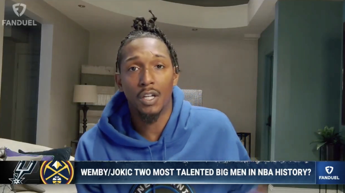 约基奇文班亚马有望成历史最佳内线 但距离传奇